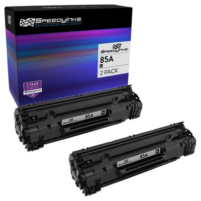 2pk Reman HP CE285A 85A Blk LaserJet Pro M1132 M1212nf M1217nfw MFP P1102 P1102W