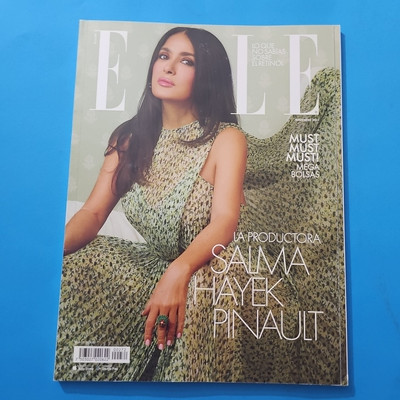 Salma Hayek Bella Hadid Miley Cyrus Ariana Grande Elle Magazine