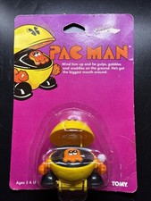 Vintage Pac Man New in Package Wind-up Toy - 1982 Tomy Corp. U27