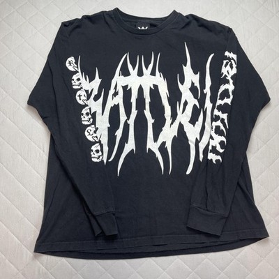 Elevation Worship Shirt Mens XL Black Open The Grave Rattle Skull Long Sleeve