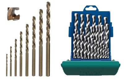 Heller 0990 HSS-Co Cobalt Edelstahlbohrer DIN 338 Ø 2-13 mm HSS-Stahl