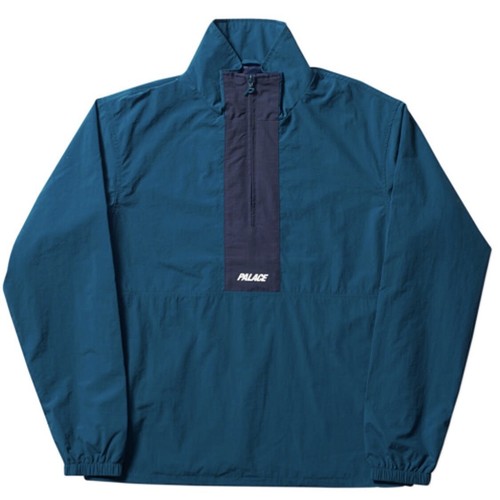 Palace Skateboards Hi Grade Shell Top Half Zip Pullover 'Deep Teal