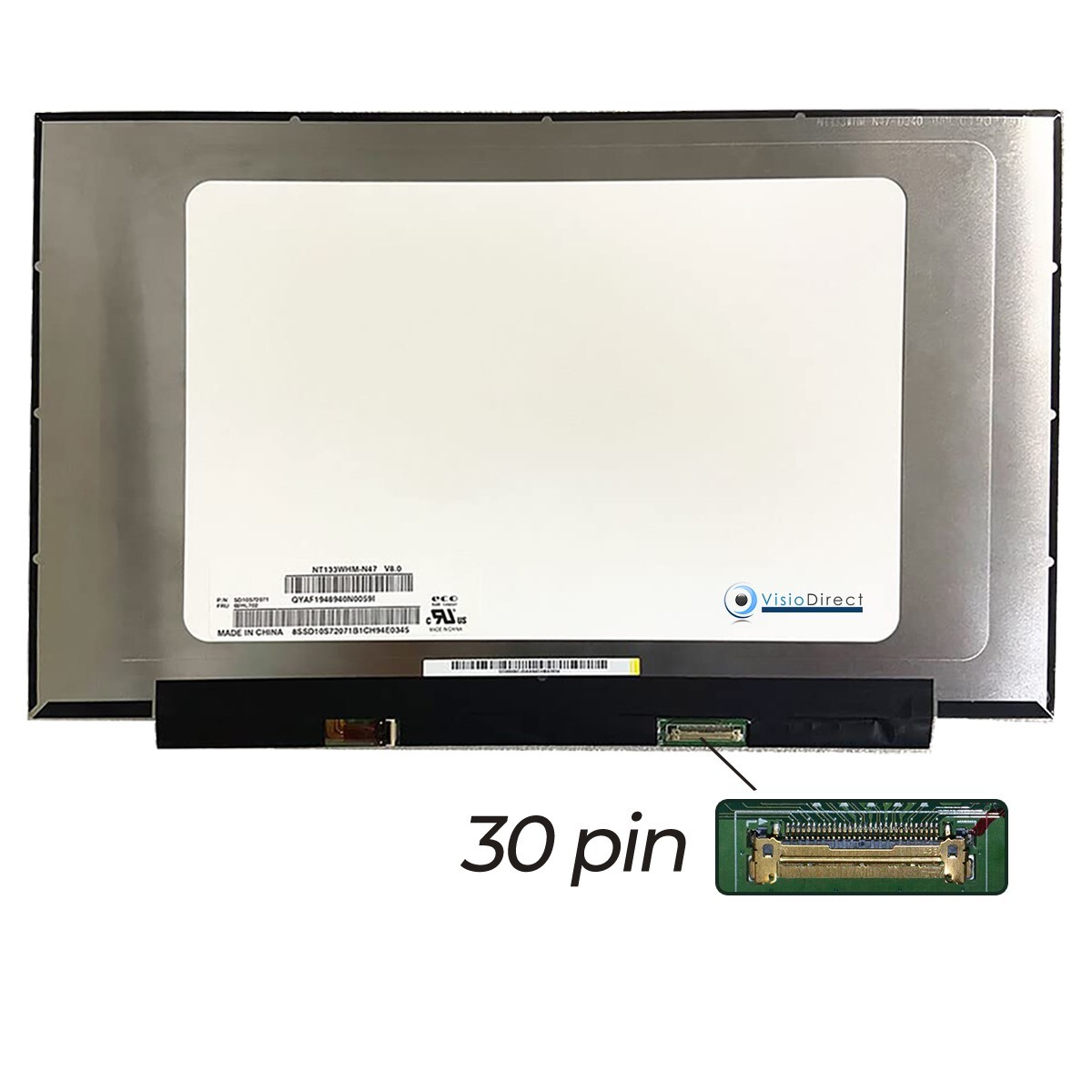 Dalle Ecran 13.3 LED Solution pour Remplacer un LCD Cassé