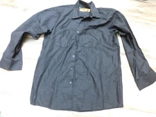 RED KAP MAN'S LONG SLEEVE BLACK WORK SHIRT SIZE LARGE- REGULAR NEW