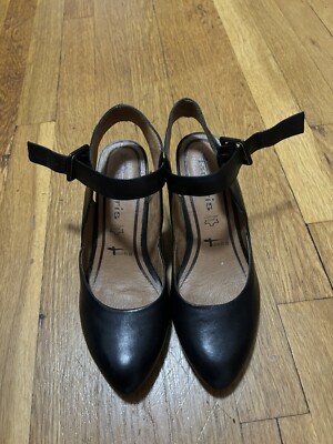 Tamaris Women's Shoes with rounded toes .   Black  shoes Size EU 37 / US 7