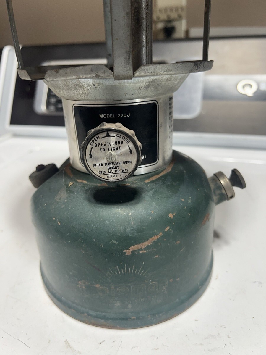 Vintage Green Coleman Lantern Model 220J 9/58 Untested AS IS | eBay