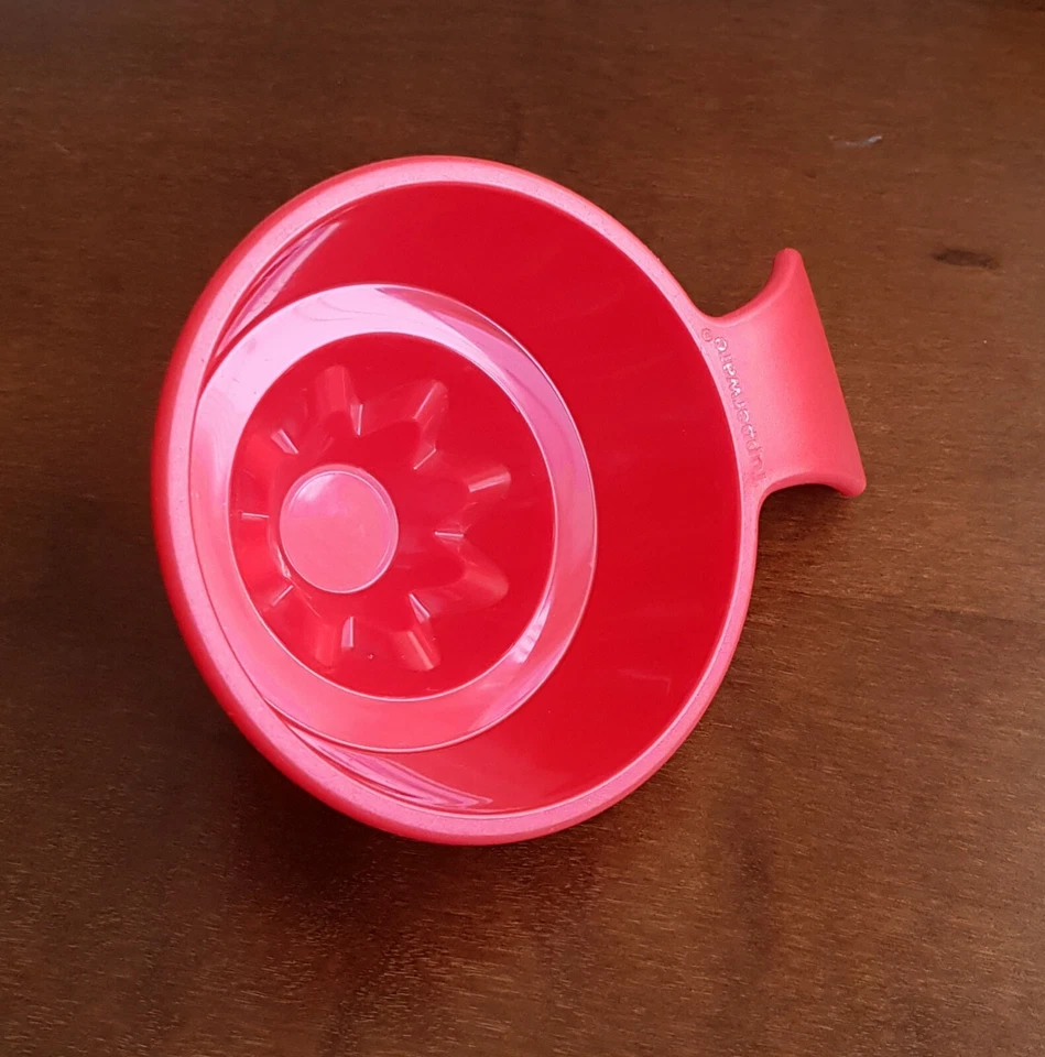 Tupperware Dekoring Puddingförmchen Sternspitze Reisförmchen Anrichte Form Rot - Bild 3 von 4