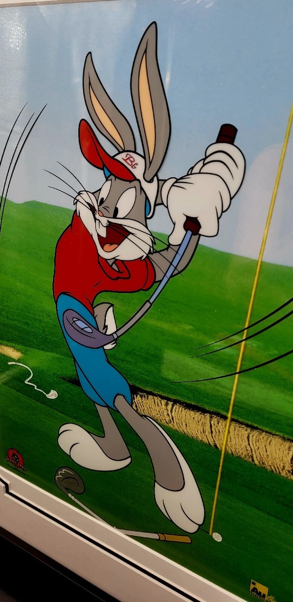 Looney Tunes 2000 Warner Bros Bugs Bunny Golfer Authentic Images