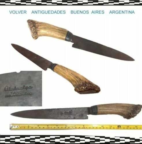 Handgearbeitete Feststehende Vintage-Sammler-Messer