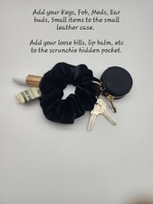 Scrunchie Keychain Bracelet Wristlet Multifunctional Gifts For Her