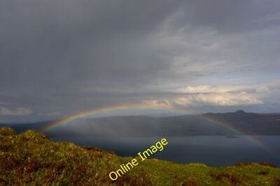 Foto 6x4 Regenbogen über Raasay Sound Camastianavaig von Ben Tianavaig c2014
