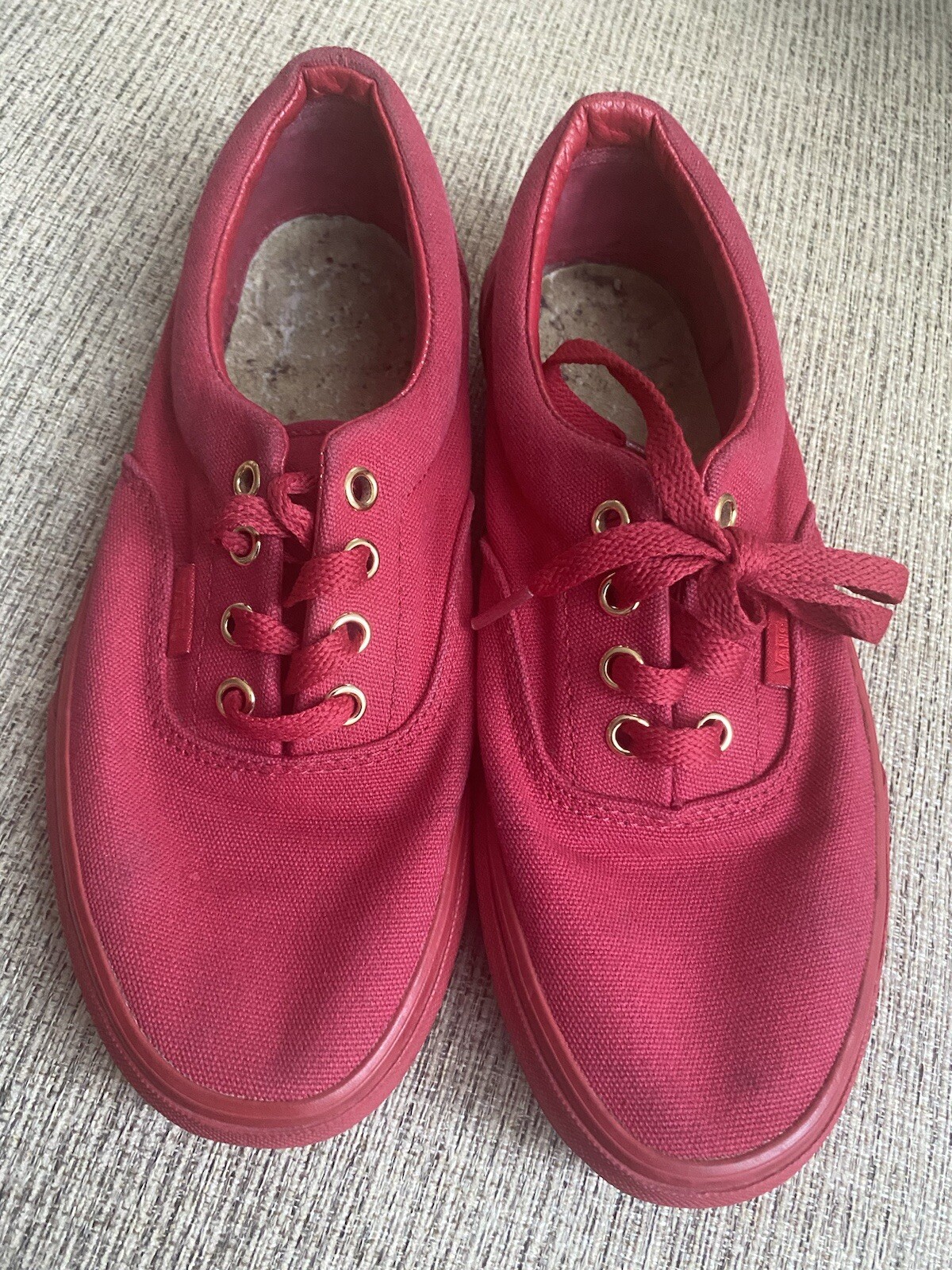 VANS Authentic True Red Womens Size 7.5 No Box-image