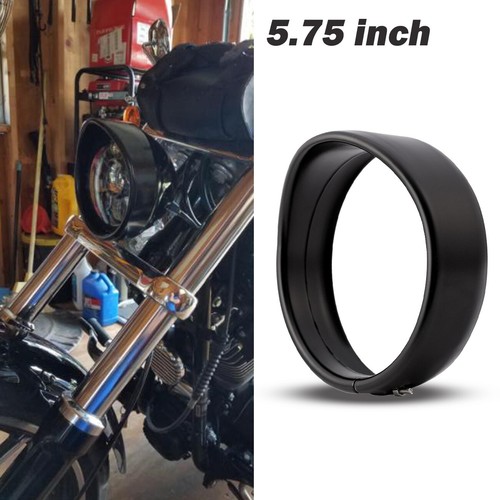 5.75'' Headlight Lamp Trim Ring Visor 