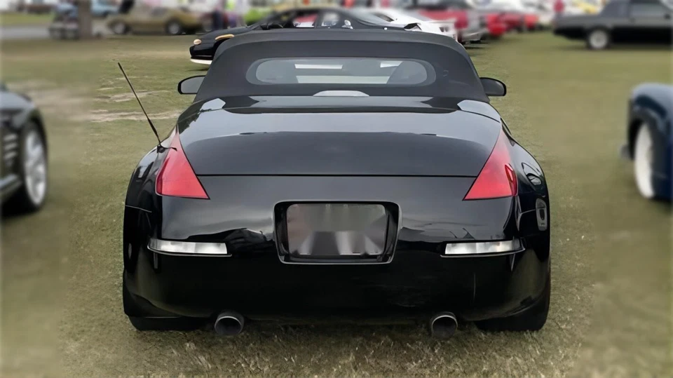 Capota blanda de vinilo convertible para Nissan 350Z 2003-2009 ventana de vidrio térmico Foto 3 de 4