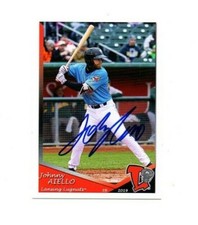 Johnny Aiello signed autographed 2019 Lansing Lugnuts team card Lansdale PA h
