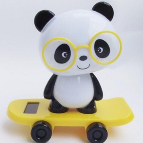 Novelty shaking Head Skateboard Panda Dolls Child kid Toys car home Ornaments - Picture 7 of 7