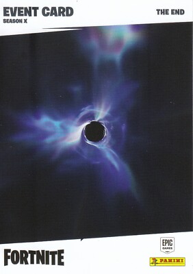 Fortnite The End Karte Ende des Kapitel 1 Season X Event Card 208 Schwarzes Loch