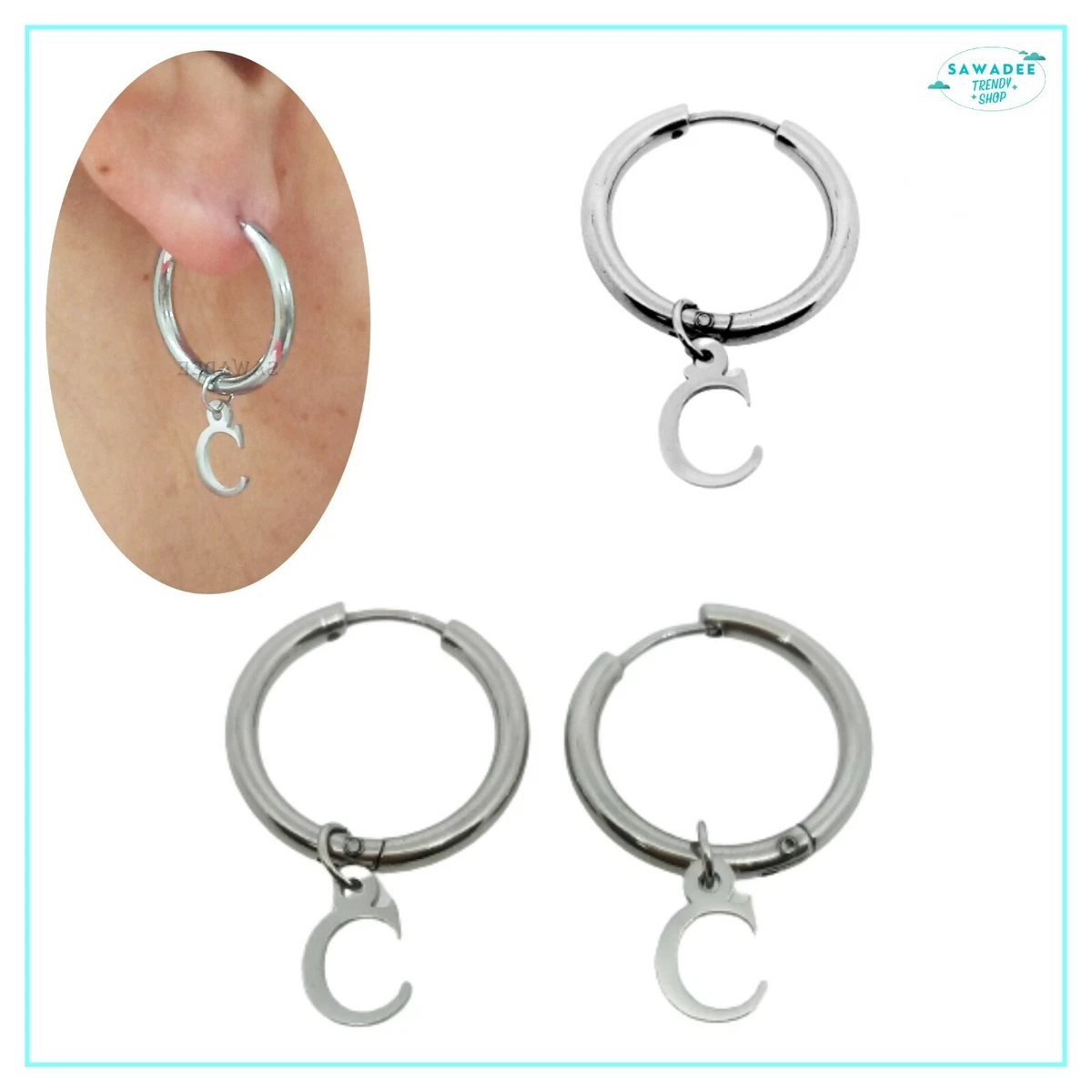Suplight Orecchini A Cerchio Da Donna In Argento Sterling 925