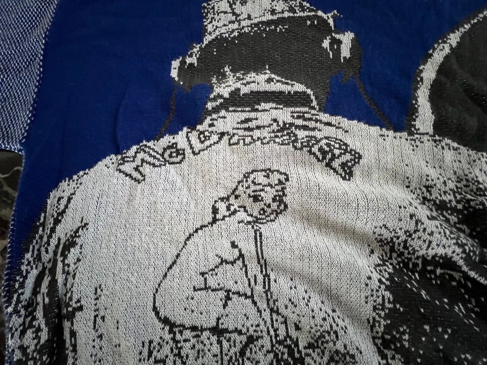 Exceedingly Rare Jeff Sayre Men's McDaniel, WW2 "Georgia Peach" Sweater in XXL - Image 4 of 4