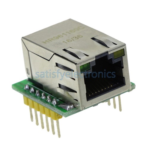 Módulo Convertidor SPI A LAN/Ethernet Con Chip ENC28J60 O W5500 – Para Proyectos De Red TCP/IP