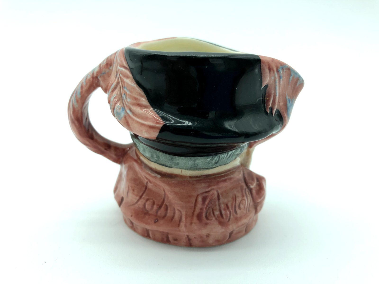 Vintage Royal Doulton mini Toby Jugs The Lawyer D6524 and Falstaff