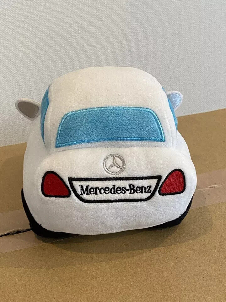 Mercedes-Benz 車型ぬいぐるみ ホワイト Mercedes Benz stuffed toy white Not for sale rare cute