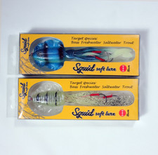 Soft Squid Fishing Lures Saltwater Octopus Bait 60g Luminous Wobbler BIG GAME