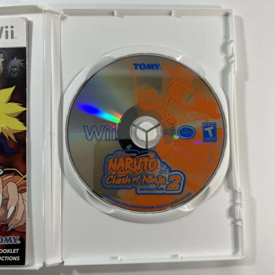 Naruto: Clash of Ninja Revolution 2 Nintendo Wii, 2008 Complete CIB Tested - Image 4 of 4