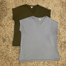 Lot Of 2 Orvis Classic Collection Tunic Shirt...
