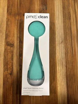 PMD Clean Smart Facial Cleansing Device Anti-Aging Face Massager Tool 4001-Teal