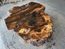 Tischplatte Massiv Nussbaum Bohle Walnuss Maserknolle Esstisch Epoxidharztisch 
