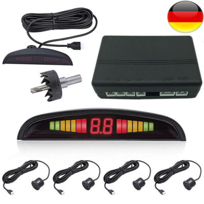 Parkhilfe/Rückfahrwarner Audio PDC Einparkhilfe 4 Sensoren zum Nachrüsten hinten