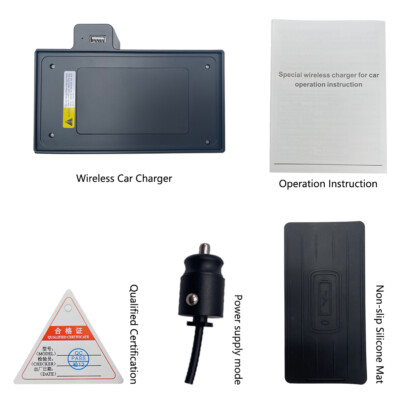For BMW X6 F16 2015-2018 Center Console Phone Wireless Fast Charging Pad