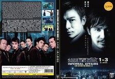 Infernal Affairs Live Action The Movie 1-3 English Subtitle DVD All Region