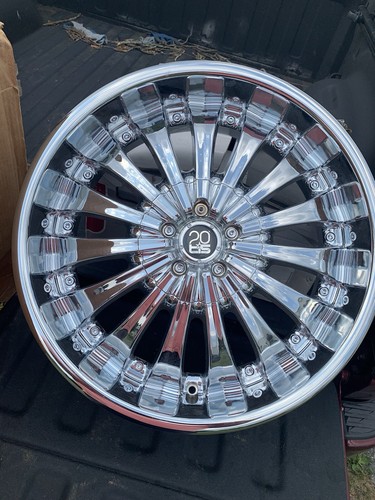 Qty 2, TIS Chrome rims, 20”x8.5”, Offset +18mm, TIS0828592 - Picture 18 of 23
