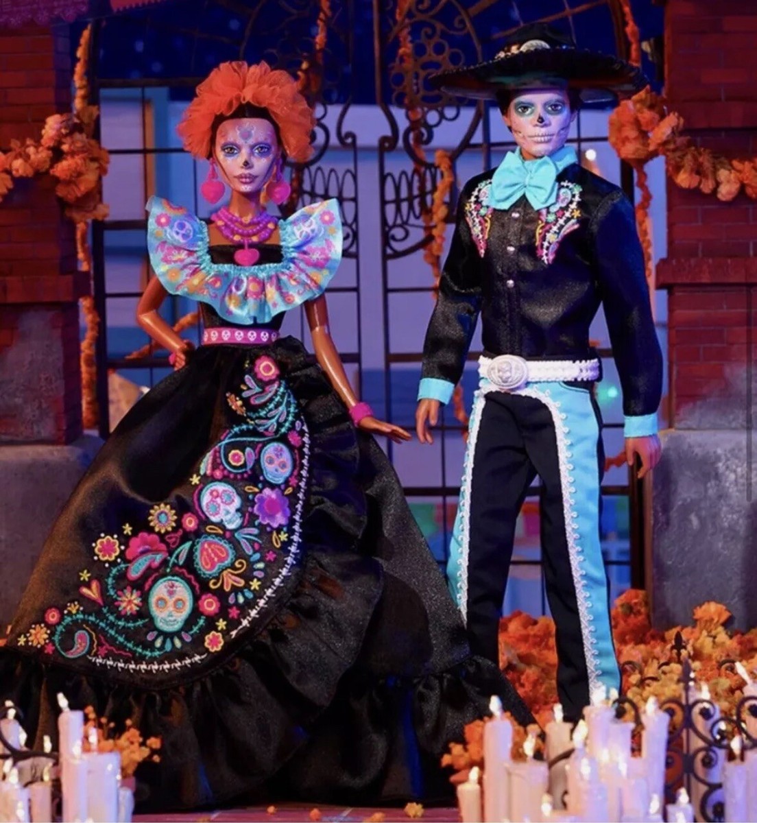 Barbie Ken Dia De Los Muertos 2024 Barbie Doll Day of the Dead