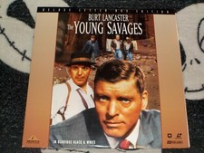 The Young Savages Letterbox Laserdisc LD Burt Lancaster Free Ship 50