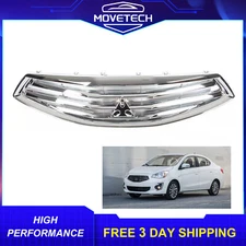 New Front Upper Grille Fits 2017 2018 2019 2020 Mitsubishi Mirage Sedan G4