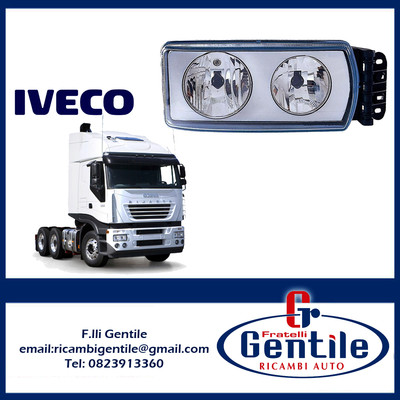 Iveco Stralis 2003 Headlamp H7-H7 Pred Adjustment Electric Left