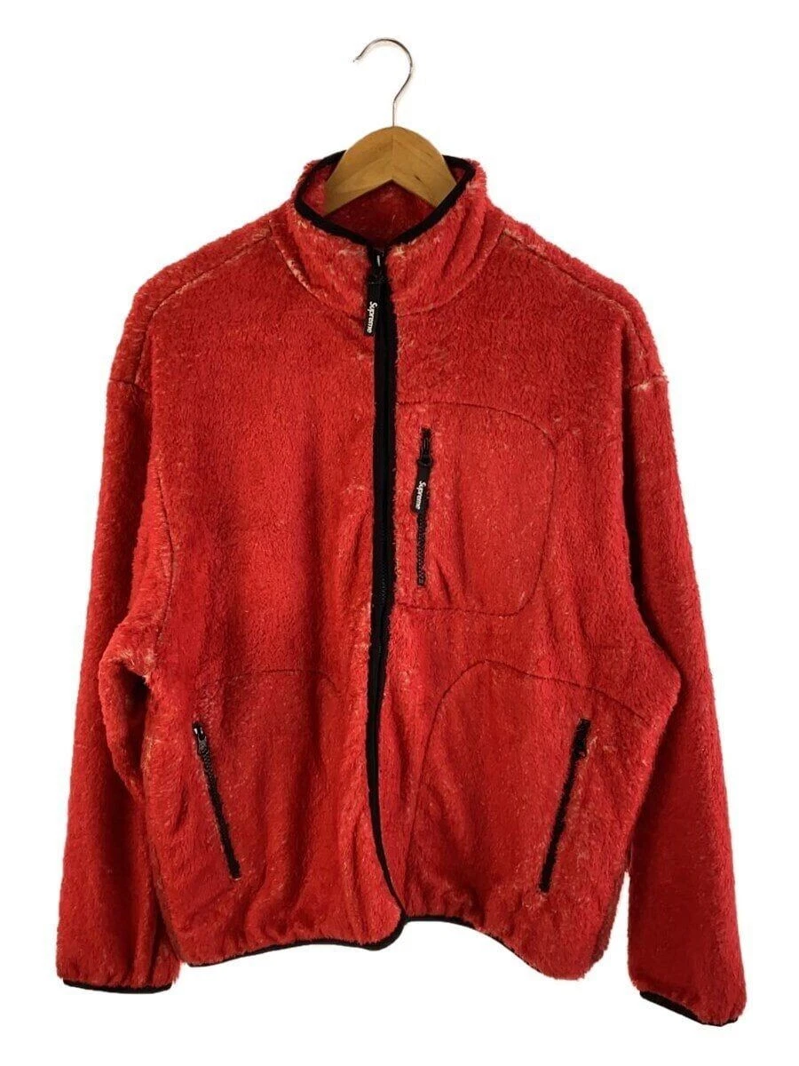 Veste polaire Supreme Others 24FW Kate Moss M polyester ROUGE occasion