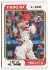 2023 Topps Heritage #305 Dalton Guthrie Rookie Philadelphia Phillies RC