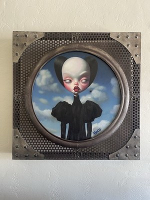 Rick Roco Timekeepers Witness Original Oil Painting 27.5in Framed Signed