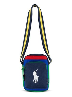 Polo Ralph Lauren Shoulder Bag Zip Closure Crossbody Multicolor