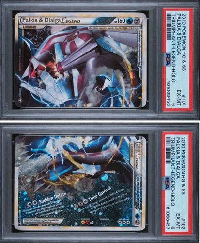 Palkia & Dialga LEGEND graded PSA 6 for sale on eBay