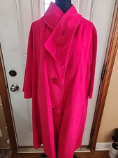 Marguerite Rubel San Francisco Jacket Vtg Crushed Red Velvet Sz 14 For Repair