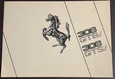 Original 1983 Ferrari 308 GTBi/ GTSi  (US Version) Sales Brochure! #252/82