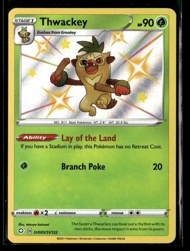 Thwackey SV005/SV122 Holofoil Shining Fates: Shiny Vault NM