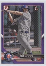 2018 Bowman Draft Purple 186/250 Cole Roederer #BD-125 9bg