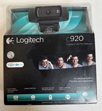 LOGITECH C920 Pro HD Webcam 1080p Widescreen Video Calling Recording NEW