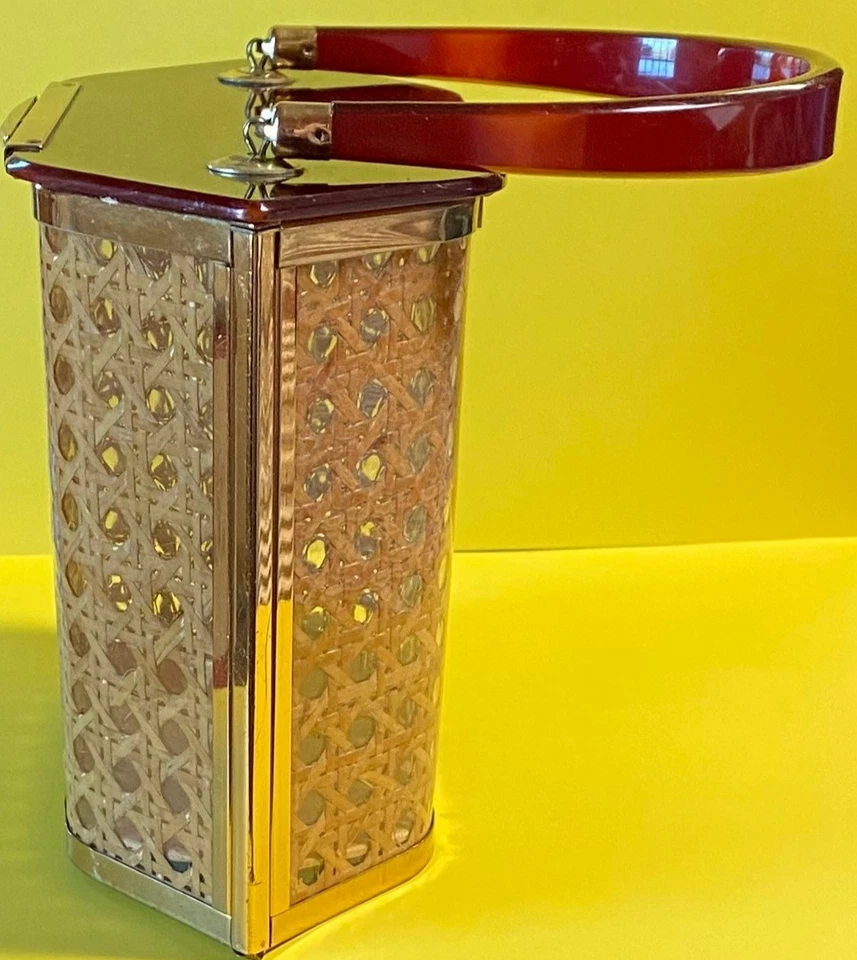 MAJESTIC ЛЮЦИТ / АКРИЛОВАЯ ТРОСТЬ СЕТКИ СУМОЧКИ АБСОЛЮТНО БЕЗУПРЕЧНЫЙ 1950-Х - Изображение 4 из 4